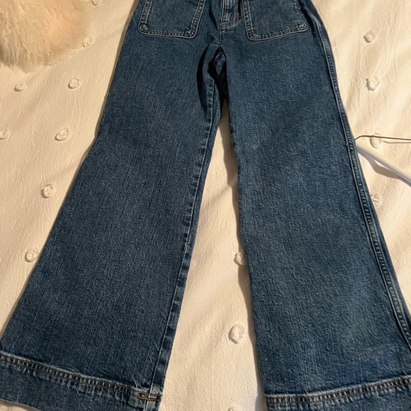 J crew girls denim wide leg jeans - Picture 2 of 5
